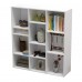 INTEXCA 11-Cube Large Modern Bookshelf Storage Organizer for Home, Bedroom, Office